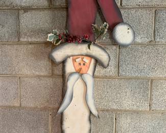 Large wooden Santa