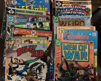 assorted comic books, about 50 books total 