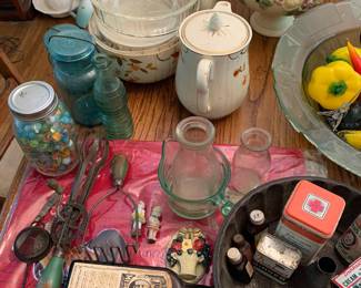 Vintage and antique objects