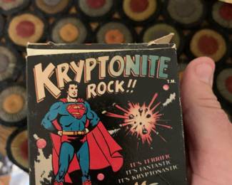 Vintage Kryptonite Rock -Superman