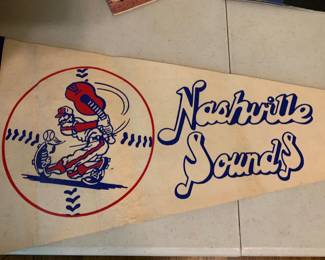 Vintage Nashville Sounds pennant