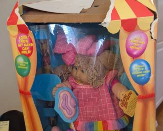 Cabbage patch dolls and other dolls and figures