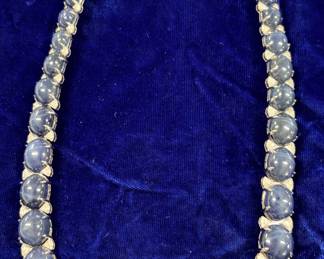 Star sapphire necklace