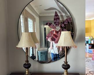 Lamps & Mirror