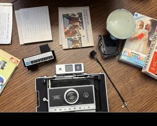 vintage Polaroid Automatic 250 Land Camera, which was produced between 1967 and 1969