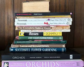 Lot of Gardening Books