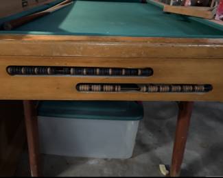 Vintage Burrows Junior Pool Table