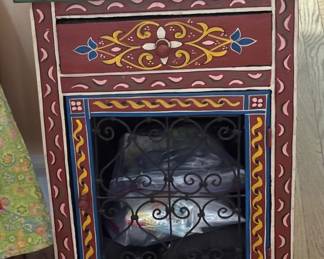Painted end table