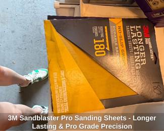 M Sandblaster Pro Sanding Sheets  Longer Lasting  Pro Grade Precision third image