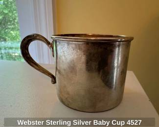 Webster Sterling Silver Baby Cup