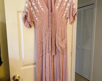 Free People Embroidered Fable Maxi Dress