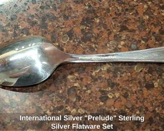 International Silver Prelude Sterling Silver Flatware Set second image