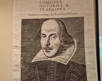 Mr. William Shakespeares Comedies, Histories,  Tragedies Banner