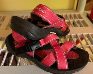 Lands End Pink Sport Sandals