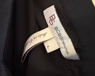 BCBGMaxAzria Black Romper with CrissCross Back second image