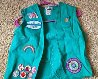 Girl Scouts USA Vest with Patches