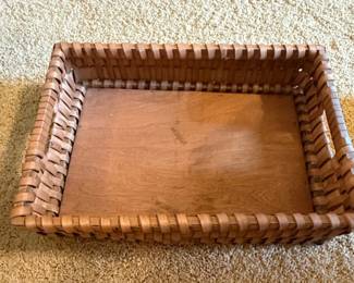 Woven Paper Basket Tray