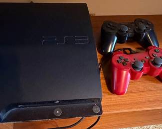 Sony PlayStation PS Slim Console with Two Controllers