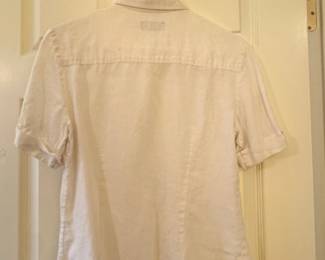 Style  Co. Collection Linen Blend Short Sleeve Shirt third image
