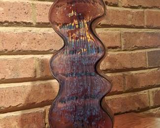 Blenko Glass Puzzle Wiggle Vase