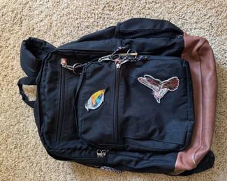 Jansport Backpack with Bird Patches second image