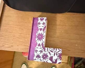 Vintage Floral Pattern Hardcover Book second image