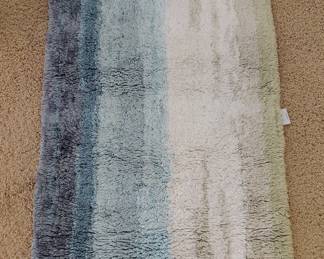Ombre Stripe Bath Mat