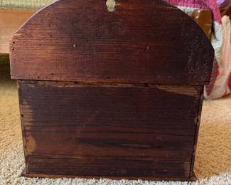 Vintage Wooden Miniature Chest of Drawers second image