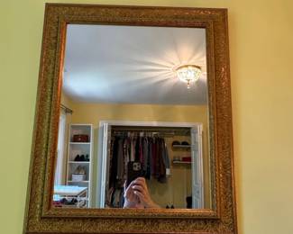 Ornate Gilt Frame Mirror second image