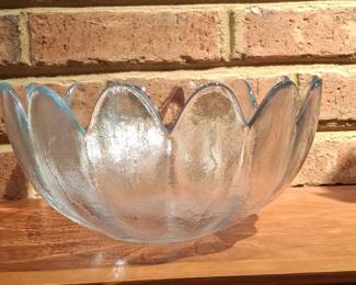 Blenko Glass Lotus Bowl