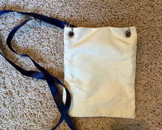 Girl Scouts Navy and White Striped Crossbody Pouch second image