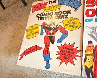 Pow Zap Comic Book Trivia Quiz Book