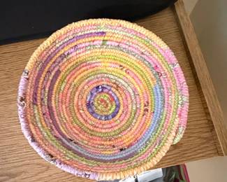 Handmade Coiled Fabric Bowl