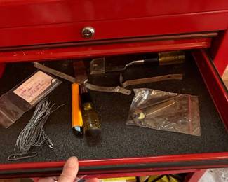 TASK FORCE Red Drawer Rolling Tool Chest with Assorted Tools third image