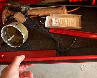 TASK FORCE Red Drawer Rolling Tool Chest with Assorted Tools fifth image