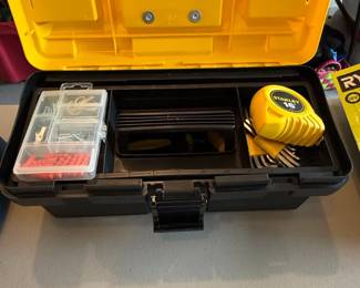 STANLEY Inch Plastic Toolbox with Tools second image