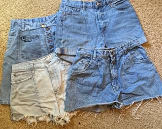 Vintage Denim Shorts Bundle Levis, Jordache, Gitano, Wrangler