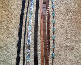 Assorted Womens WesternStyle Belts