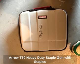 Arrow T Heavy Duty Staple Gun with Staples