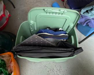 Sterilite Gallon Storage Bin with Contents