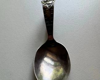 Sterling Silver The Man Who Broke the Bank at Monte Carlo Souvenir Spoon