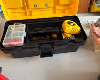 Stanley Plastic Toolbox with Assorted Tools
