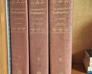 The Annotated Shakespeare by A.L. Rowse  Volumes, Edition