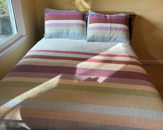 Wooden Headboard with Shelving fourth image