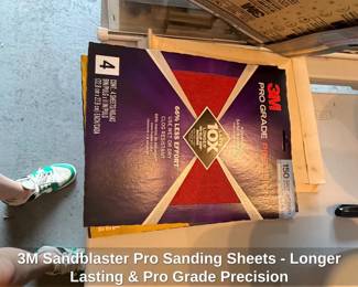 M Sandblaster Pro Sanding Sheets  Longer Lasting  Pro Grade Precision second image