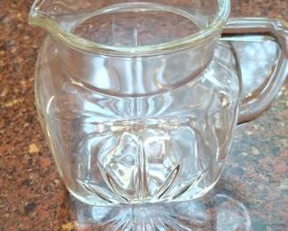 Federal Glass Starburst Pitcher