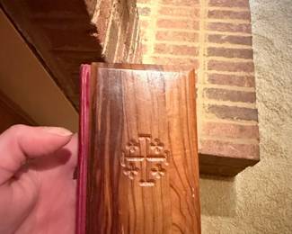 The New Testament Revised Standard Version with Jerusalem Carved Wooden Cover