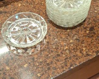 Anchor Hocking Prescut Glass Coasters