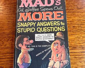 MADs Al Jaffee Spews Out MORE Snappy Answers to Stupid Questions Signet Book T
