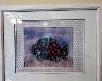 Fused Glass Fish Wall Art